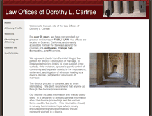 Tablet Screenshot of dorothycarfrae.com